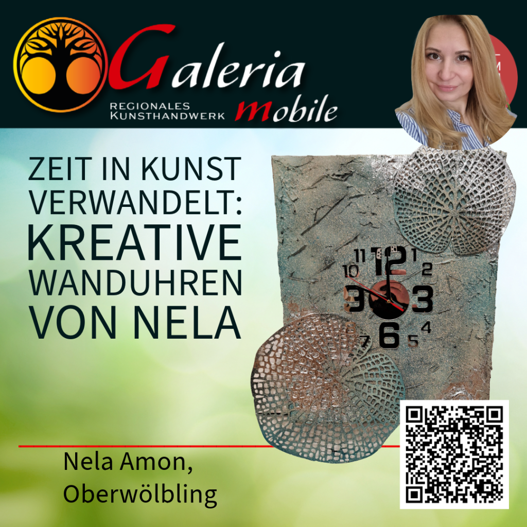 Einzigartige kreative Wanduhren von Nela Amon